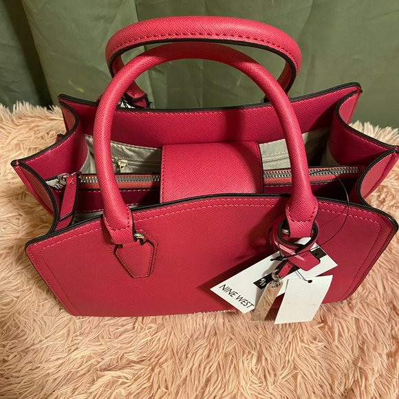 [Sold] Nine West Berry 3 Compartment Satchel - Picture 12 of 12